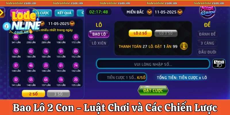 Bao lô 2 con